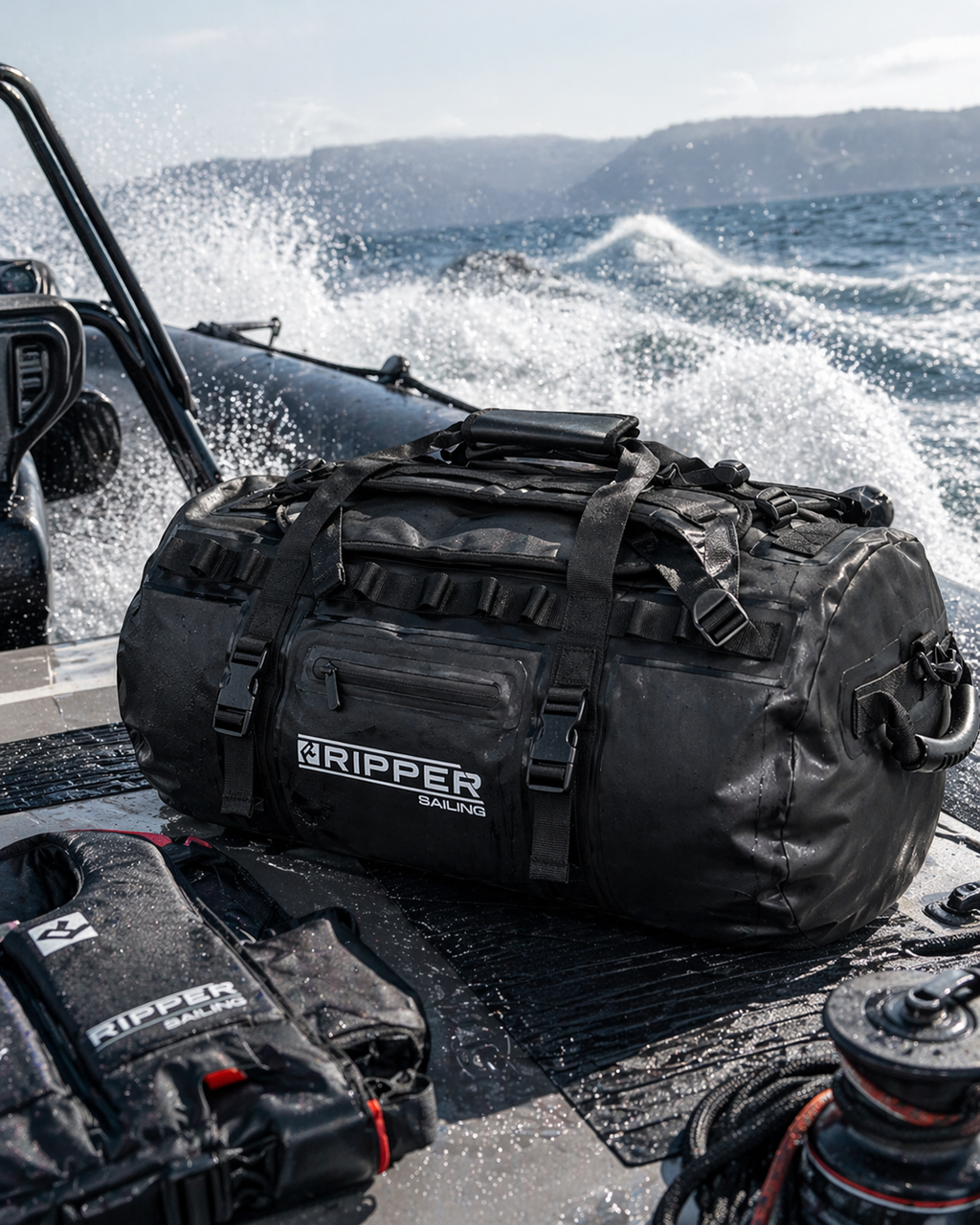 60L Waterproof Duffel Backpack