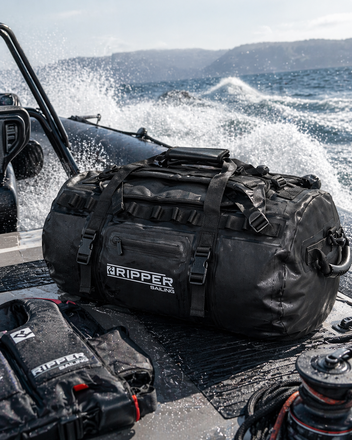 60L Waterproof Duffel Backpack