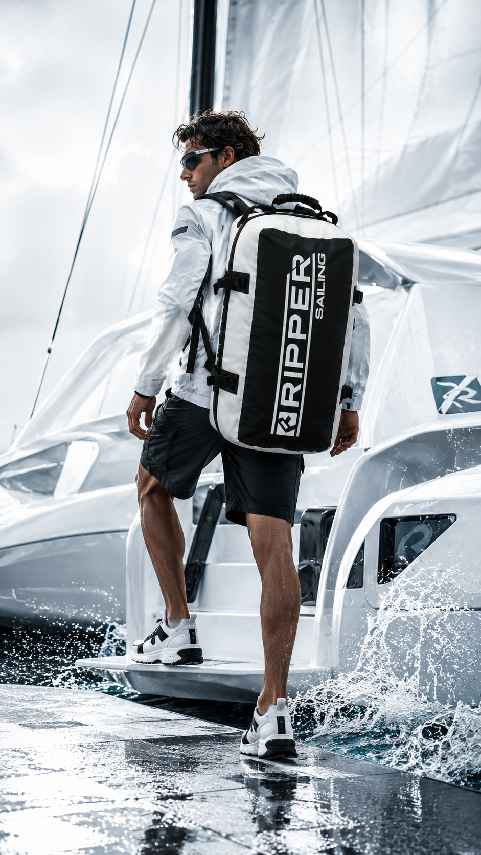 60L Waterproof Duffel Backpack