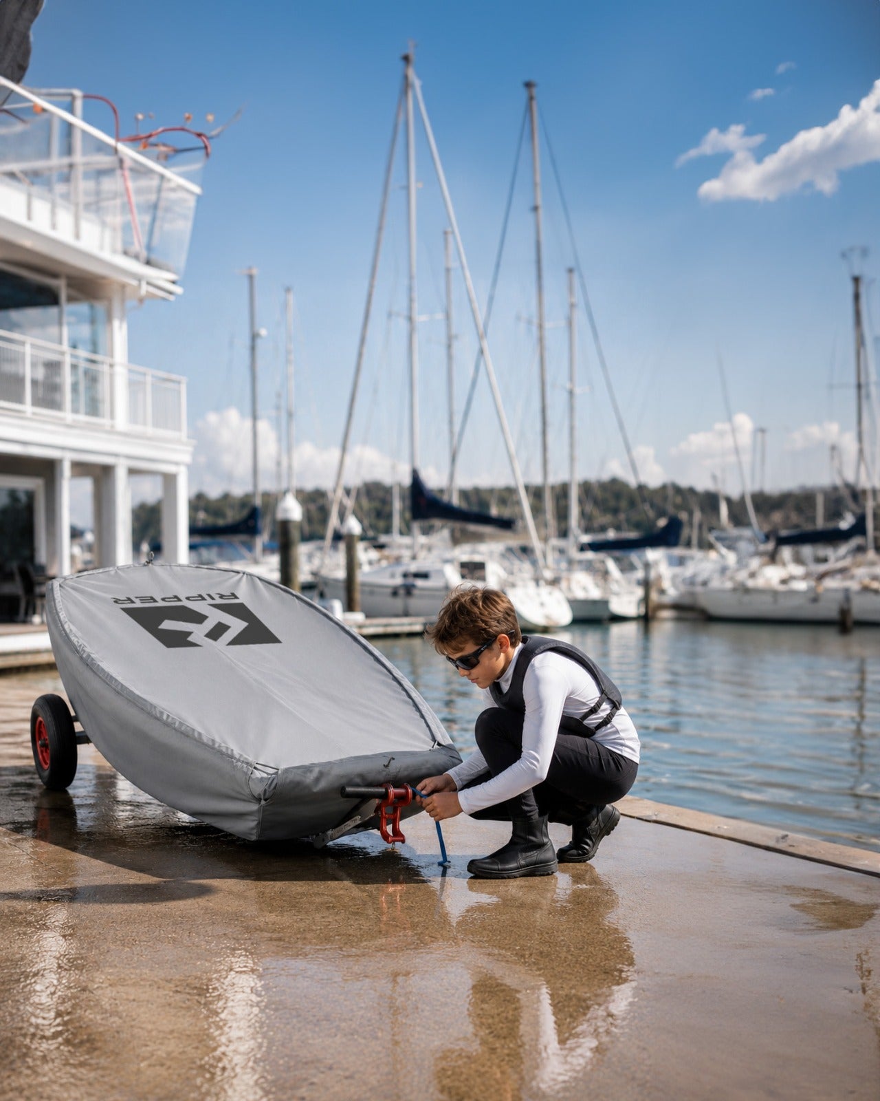 Optimist top cover